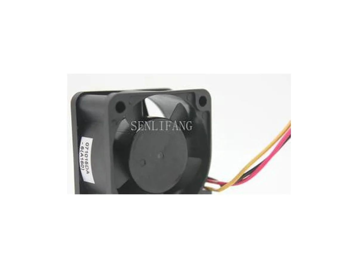 Small square 4020 case fan black frame transparent blades