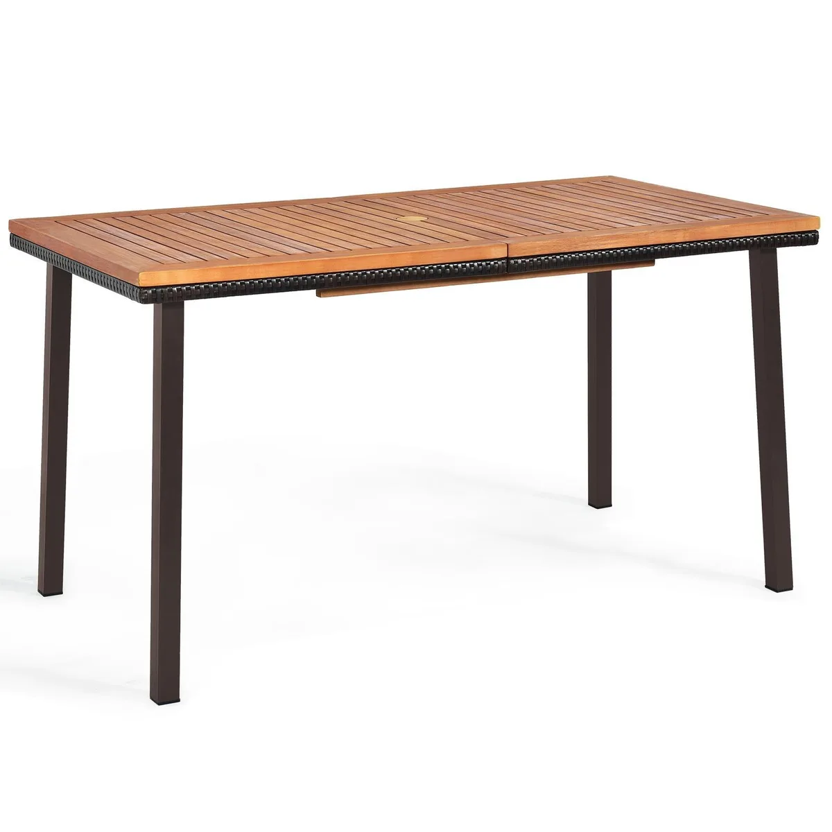 SlickBlue SlickBlue Acacia Dining Table 55" x 29.5" White — product photo