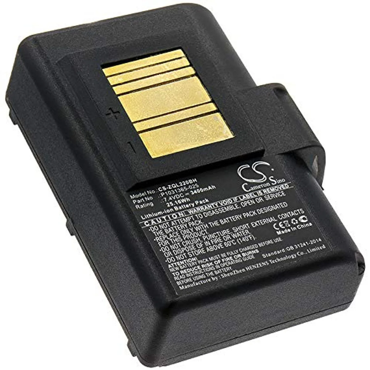  Cameron Sino QLN220 cell phone battery 3400mAh 7.4V — product photo