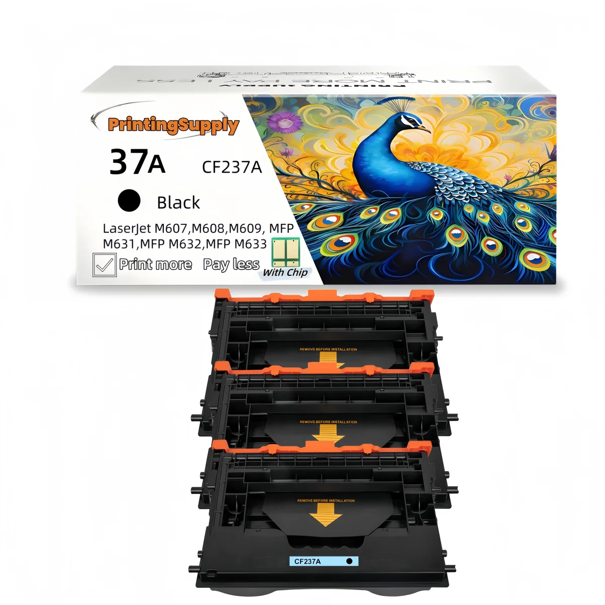 Aster Graphics Inc Aster Graphics Inc CF237A 37A Black Toner Cartridge 11000 Pages — product photo