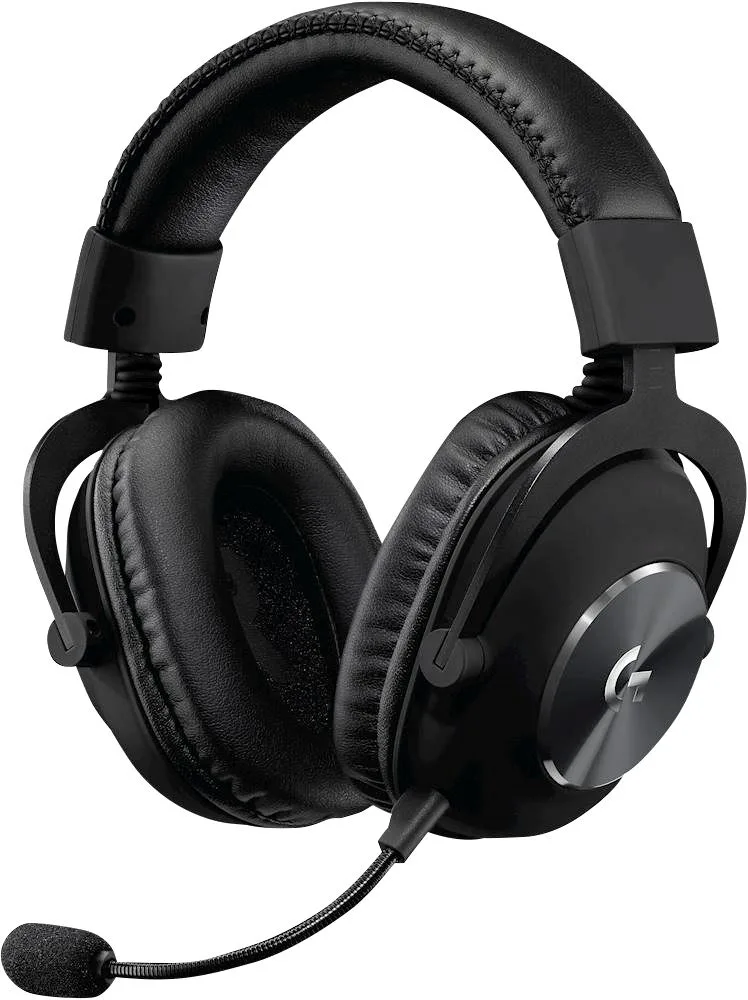 Black wireless gaming headset with aluminum forks, steel headband, and memory foam earpads