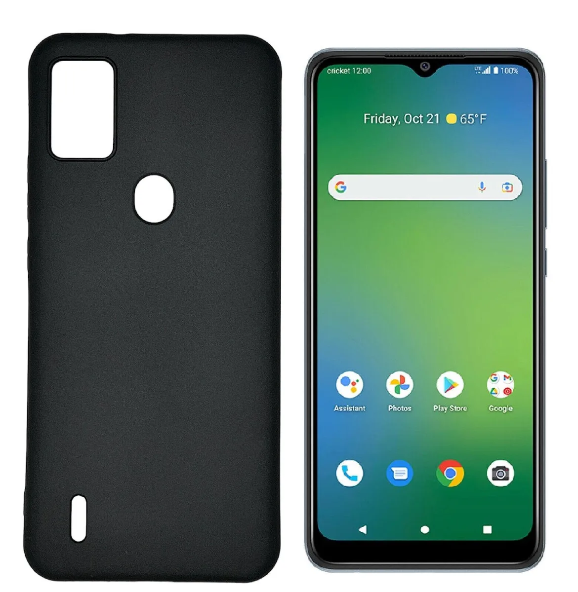 ExtremeCases - Generic ExtremeCases - Generic TPU Flexible Case for AT&amp;T Motivate 4 2023 Black — product photo