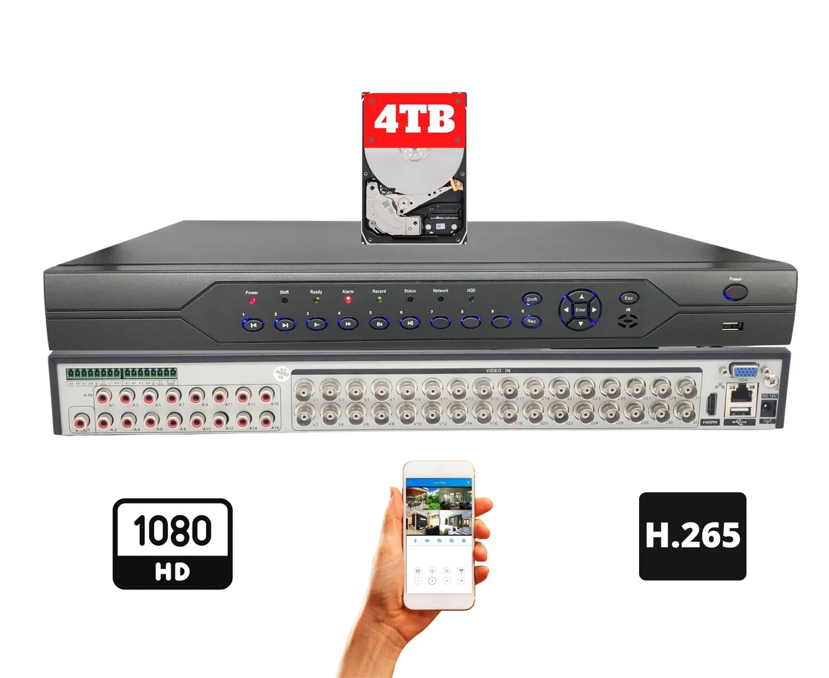 Evertech USA Evertech USA 32 Channel H.265 DVR Video Recorder 4TB — product photo