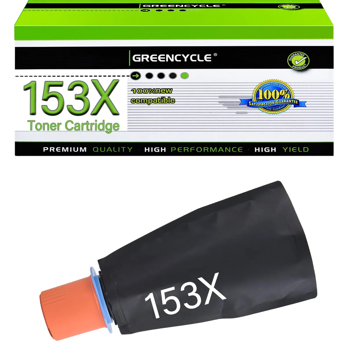 GREENCYCLE GREENCYCLE W1530X Compatible Black Toner Cartridge 5000 Pages — product photo