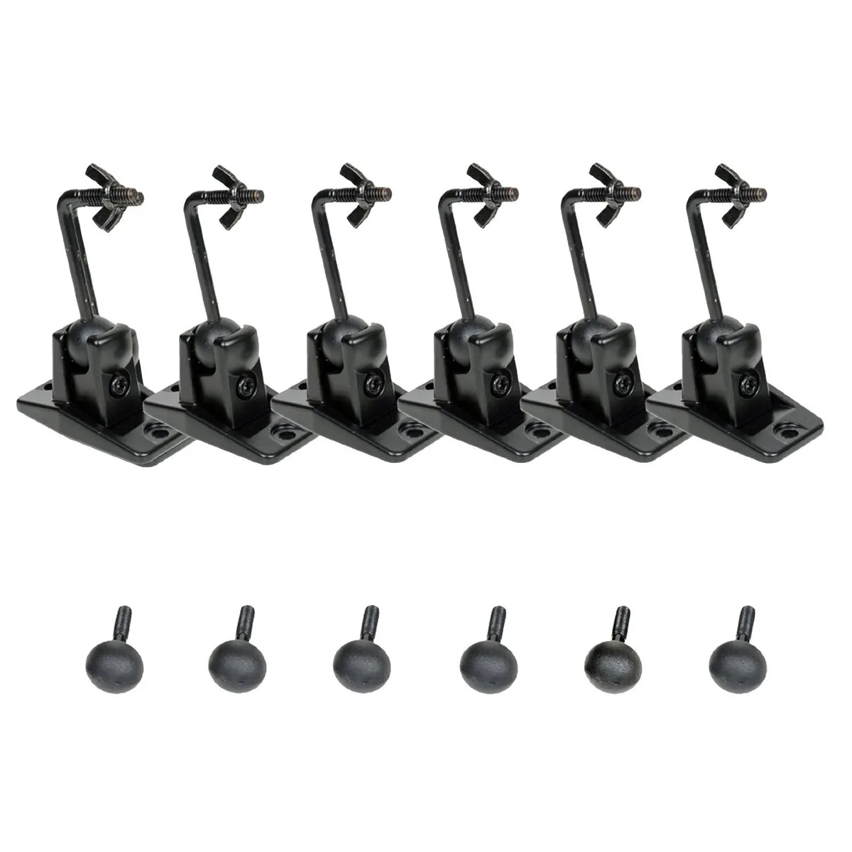 VideoSecu VideoSecu MS40B6 6-Pack Speaker Mount Black — product photo