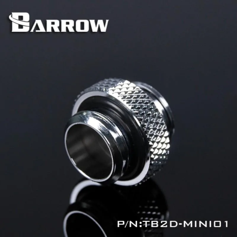 Barrow Mods Barrow Mods TB2D-MINI01-Silver G1/4" 5mm Male-to-Male Fitting — product photo
