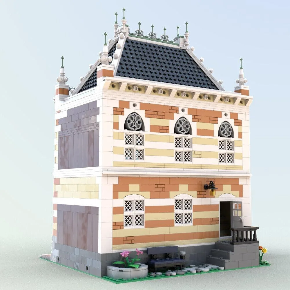 ZITIANYOUBUILD ZITIANYOUBUILD MOC-89901 Modular Town Piano Society Building 3530 Parts — product photo
