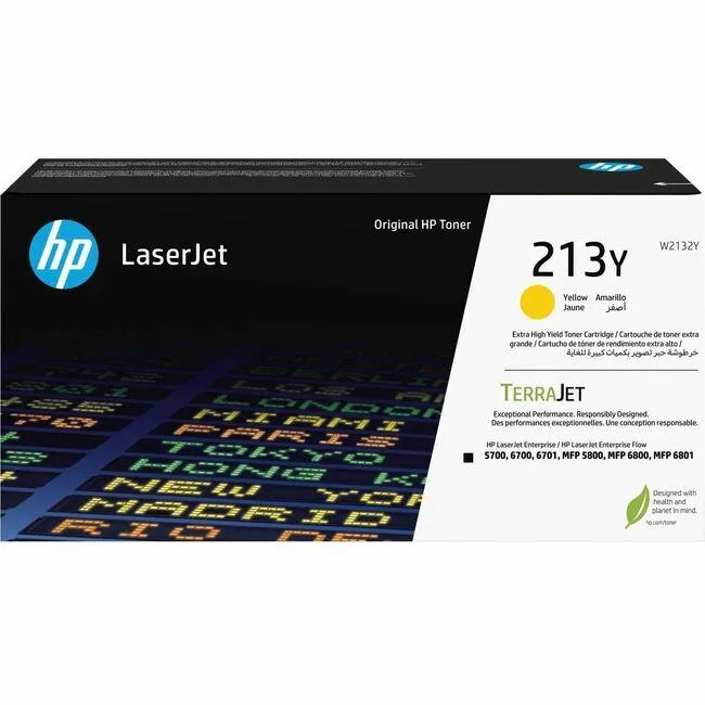 HP HP W2132Y 213Y Yellow Toner Cartridge 12000 Pages — product photo