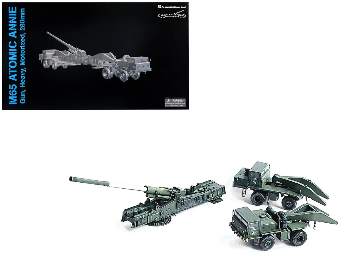 Dragon Models Dragon Models M65 Atomic Cannon 1/72 Olive Drab Firing Mode NEO Dragon Armor hobby collectible — product photo