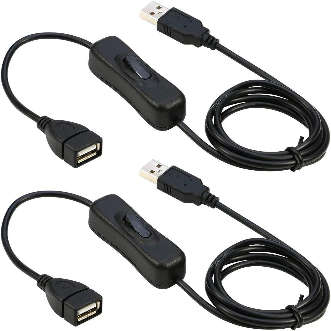 Vszerda Vszerda USB On/Off Switch Cable 28AWG 3.3ft 2-Pack — product photo