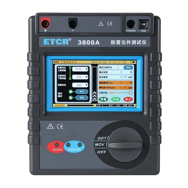 ETCR ETCR 3800A Lightning Protection Component Tester electrician tool — product photo