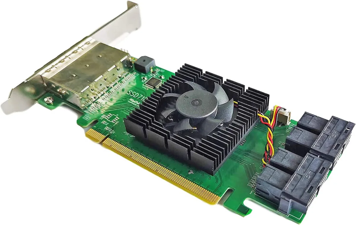 HighPoint Technologies, Inc. HighPoint Technologies, Inc. SSD7184 NVMe RAID AIC 8-Port — product photo