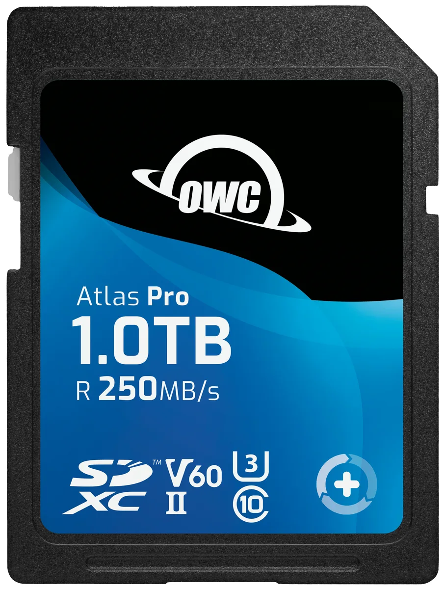 OWC OWC Atlas Pro UHS-II memory card 1TB SDXC OWCSDV60P1000 — product photo