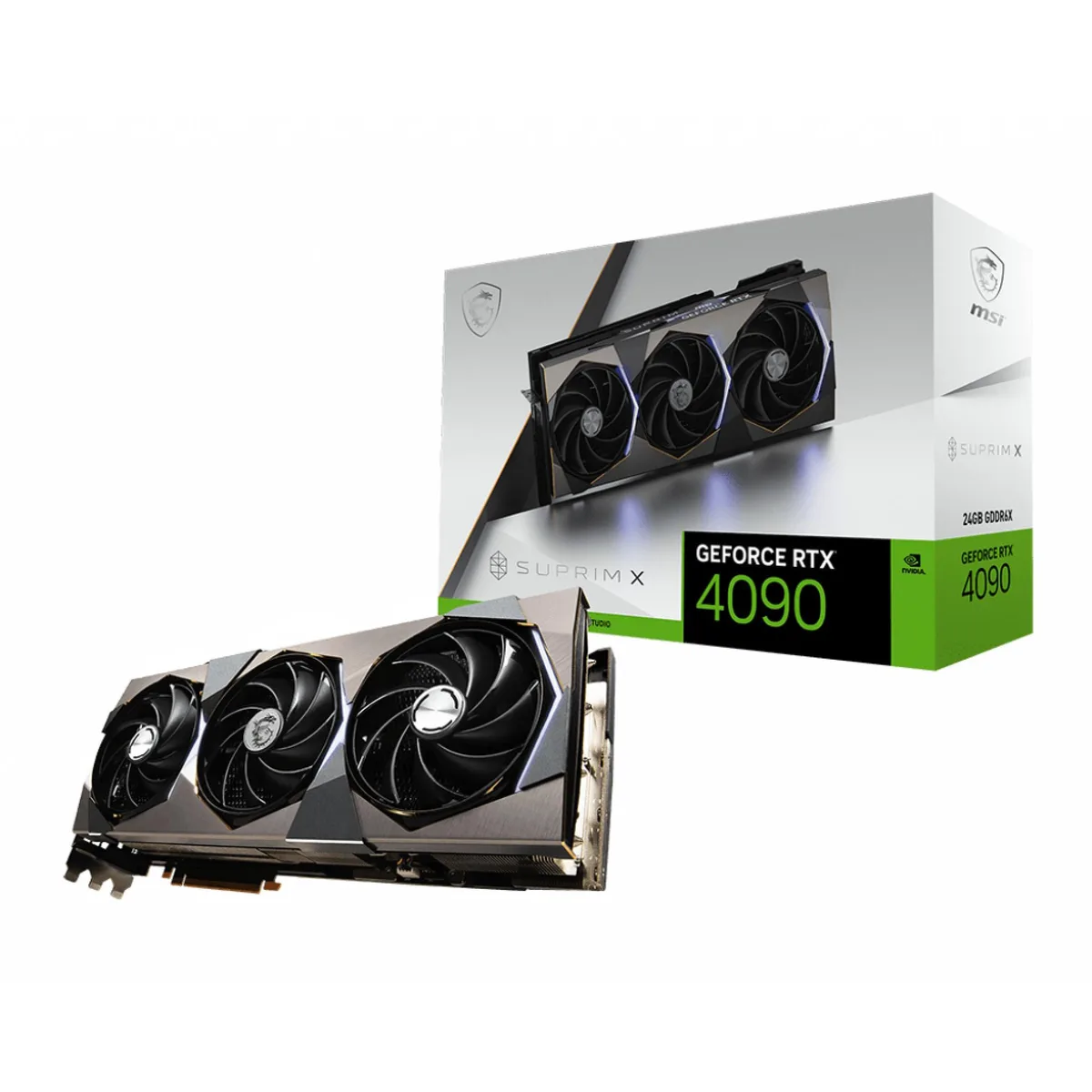 MSI MSI V510-001R GeForce RTX 4090 Suprim X 24GB GDDR6X graphics card — product photo