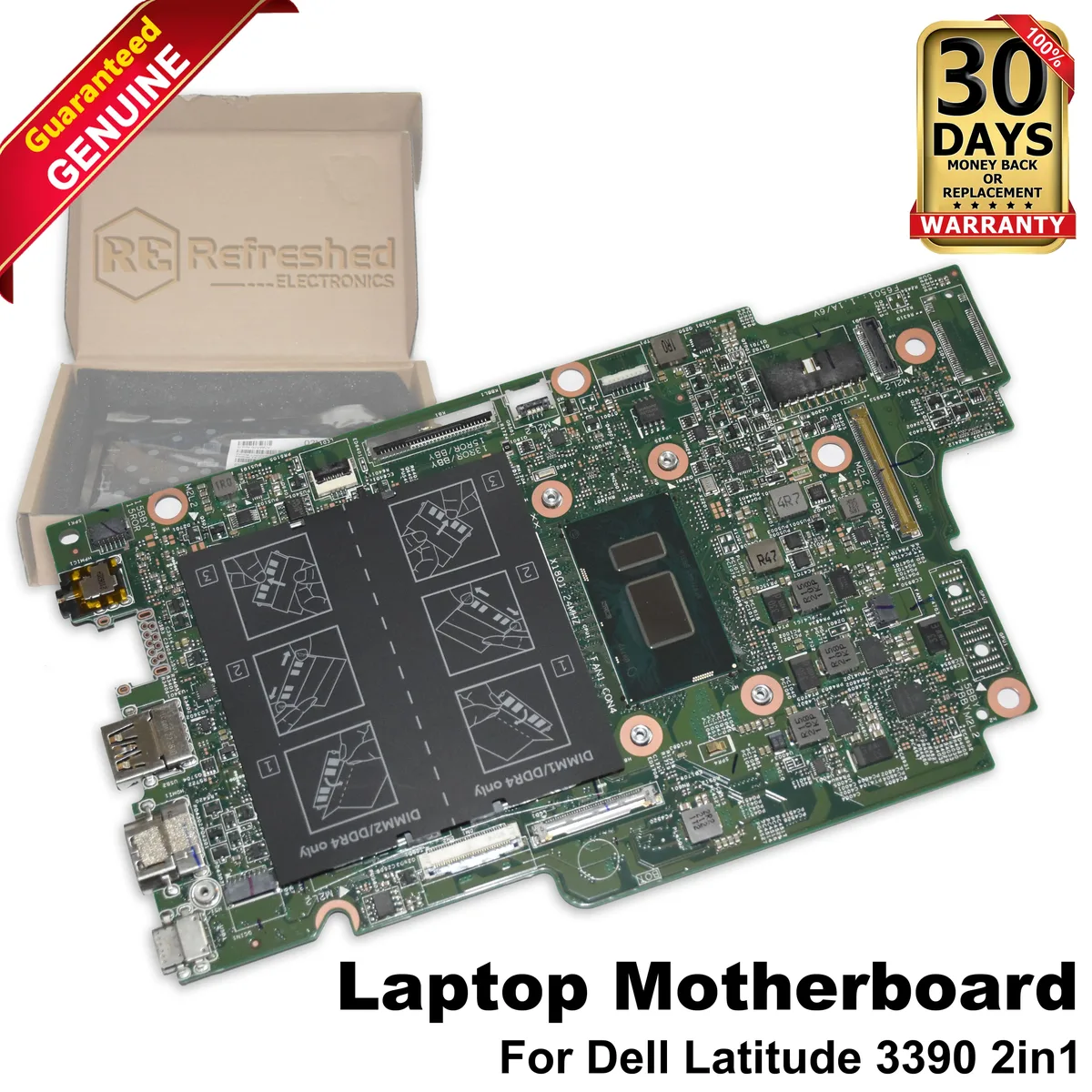 DELL DELL K3GFH Latitude 3390 2-in-1 Motherboard i5-8250U 1.6GHz — product photo