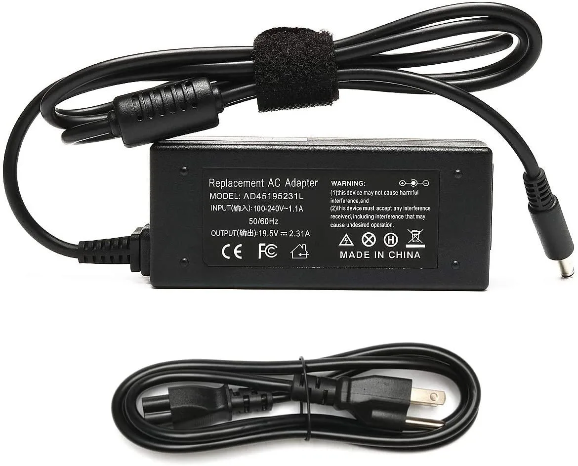 myVolts myVolts 45W 19.5V AC Adapter Dell Inspiron 13 7000 4.5mm — product photo