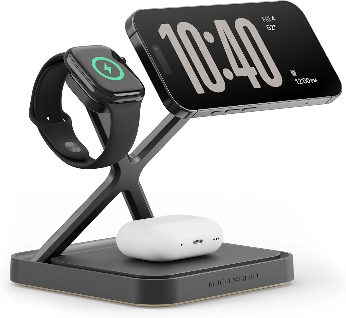 Luisport Luisport XGrid XDS3 3-in-1 Wireless Charger Qi2 15W 45W 6.5ft — product photo