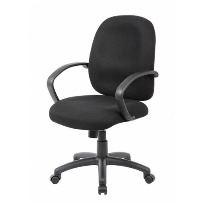 BOSS Office Products BOSS Office Products B6023 Blue Velvet Tufted Chair 19" W x 19" D x 25" H 250 lbs — product photo