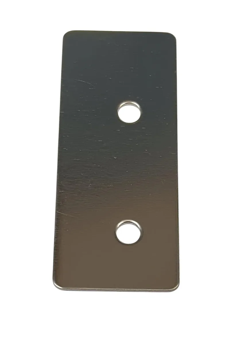 Grey plastic drip tray guide for 22 inch griddle