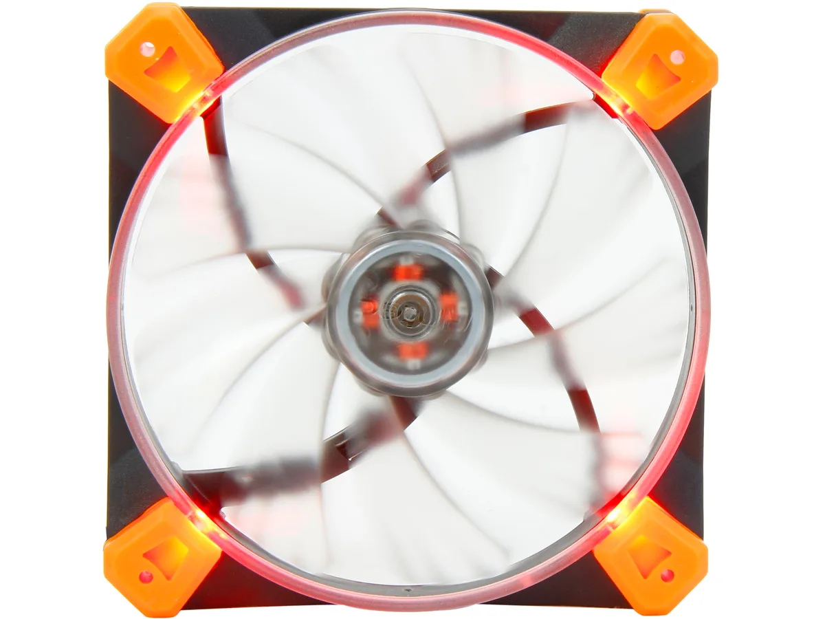 Antec Antec TrueQuiet 120 UFO Rd 120 mm Red LED case fan — product photo