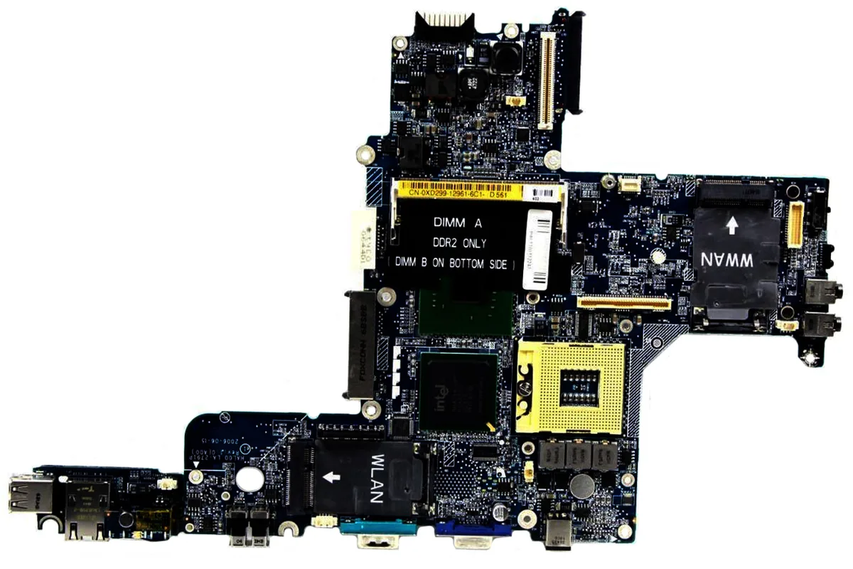 DELL DELL Latitude D620 Motherboard XD299 DDR2 2 Slots — product photo