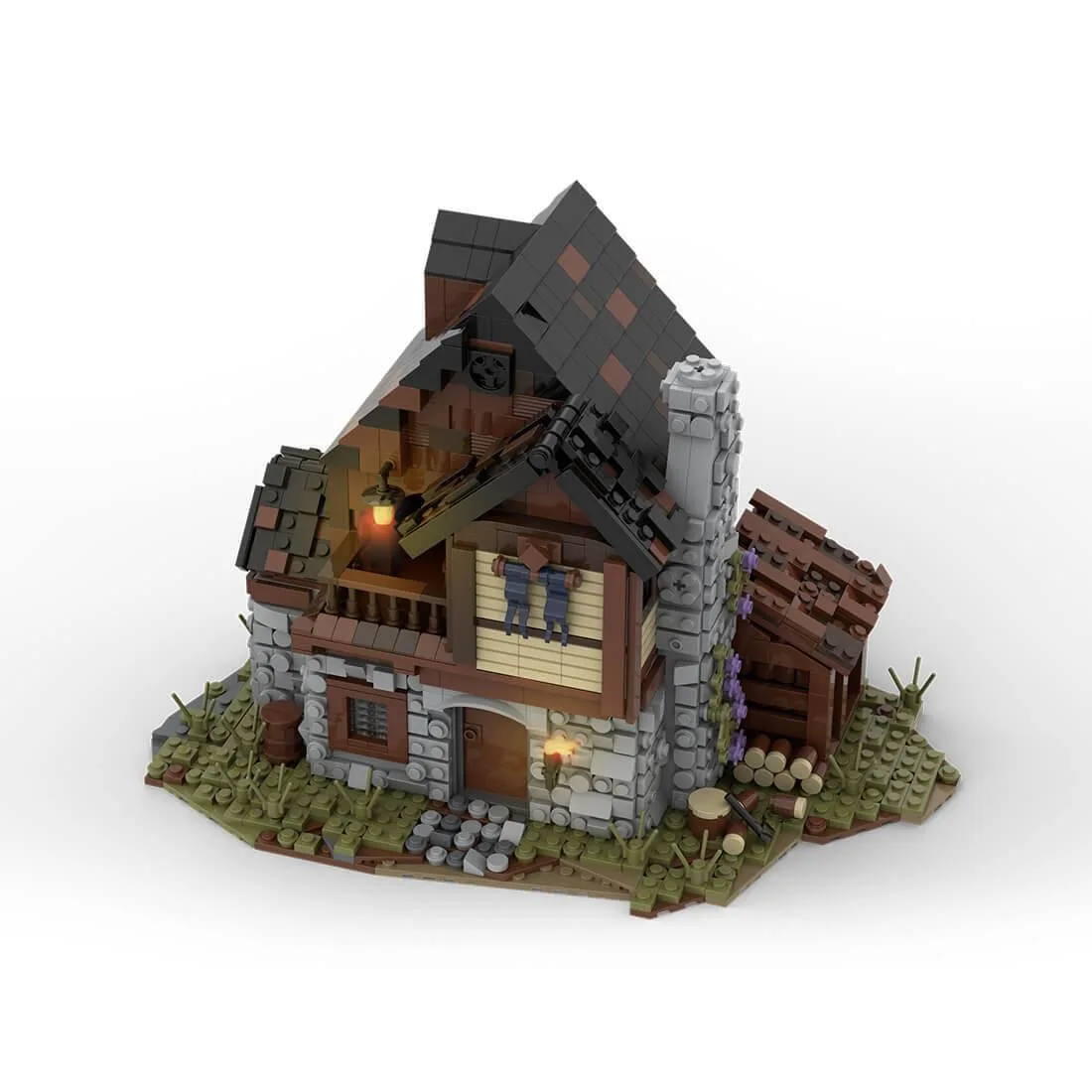 ZITIANYOUBUILD ZITIANYOUBUILD MOC-49535 Medieval Ranch House 2242PCS — product photo