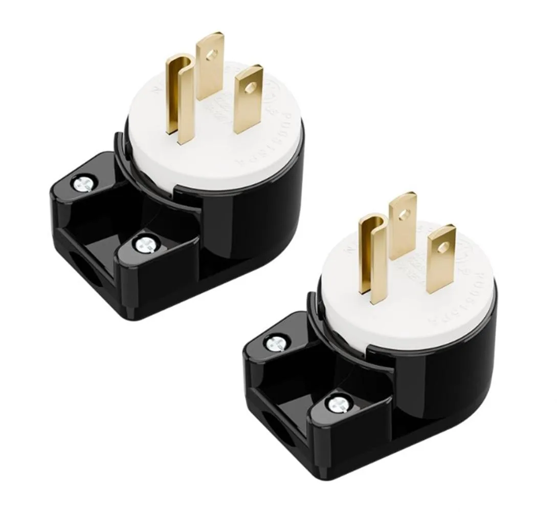 TeKit TeKit WA-0123 NEMA 5-15P Rewireable Plug 2-Pack 125V 15A — product photo