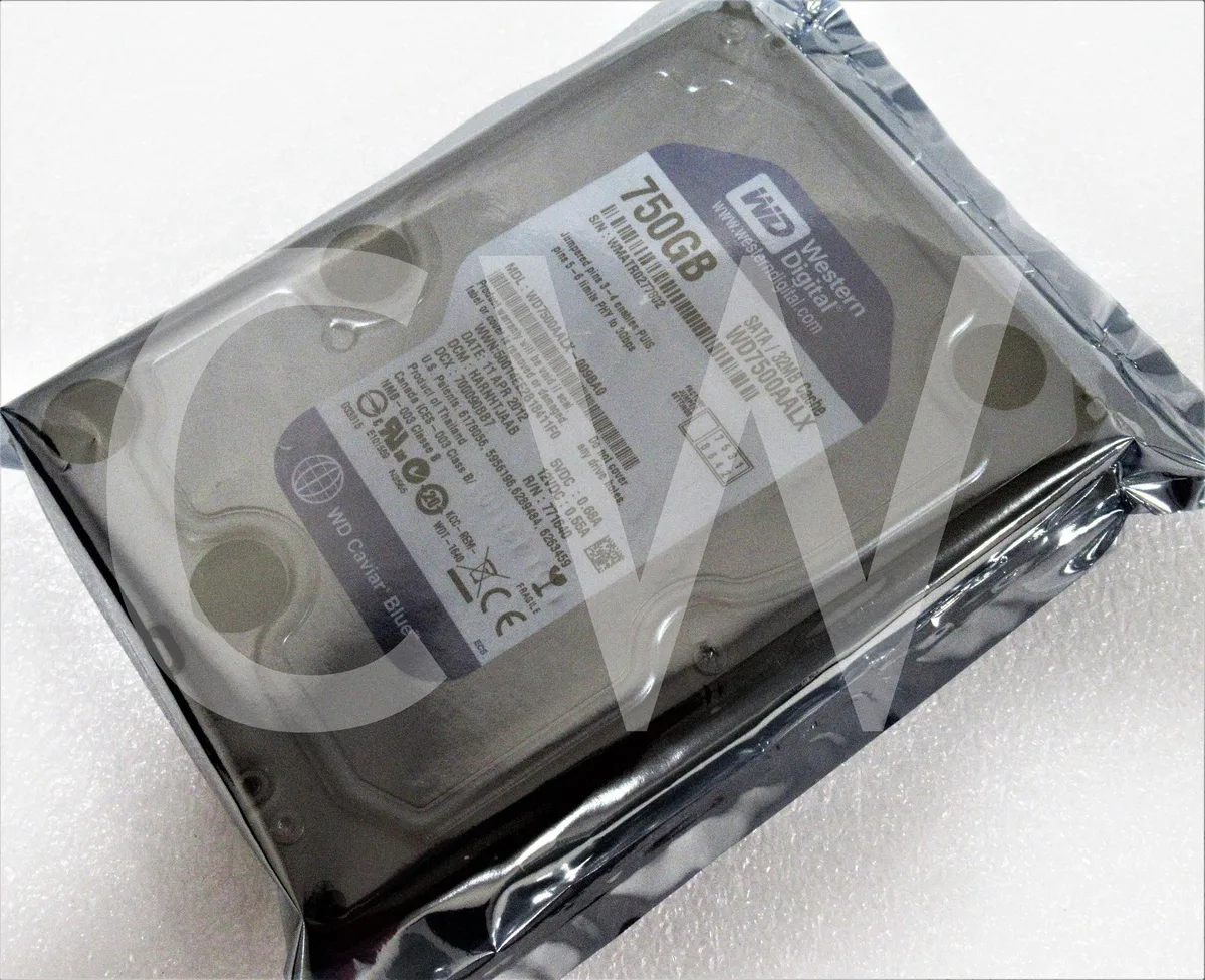 Western Digital Western Digital Caviar Blue WD7500AALX 750GB 7200RPM 32MB 3.5" SATA internal hard drive — product photo