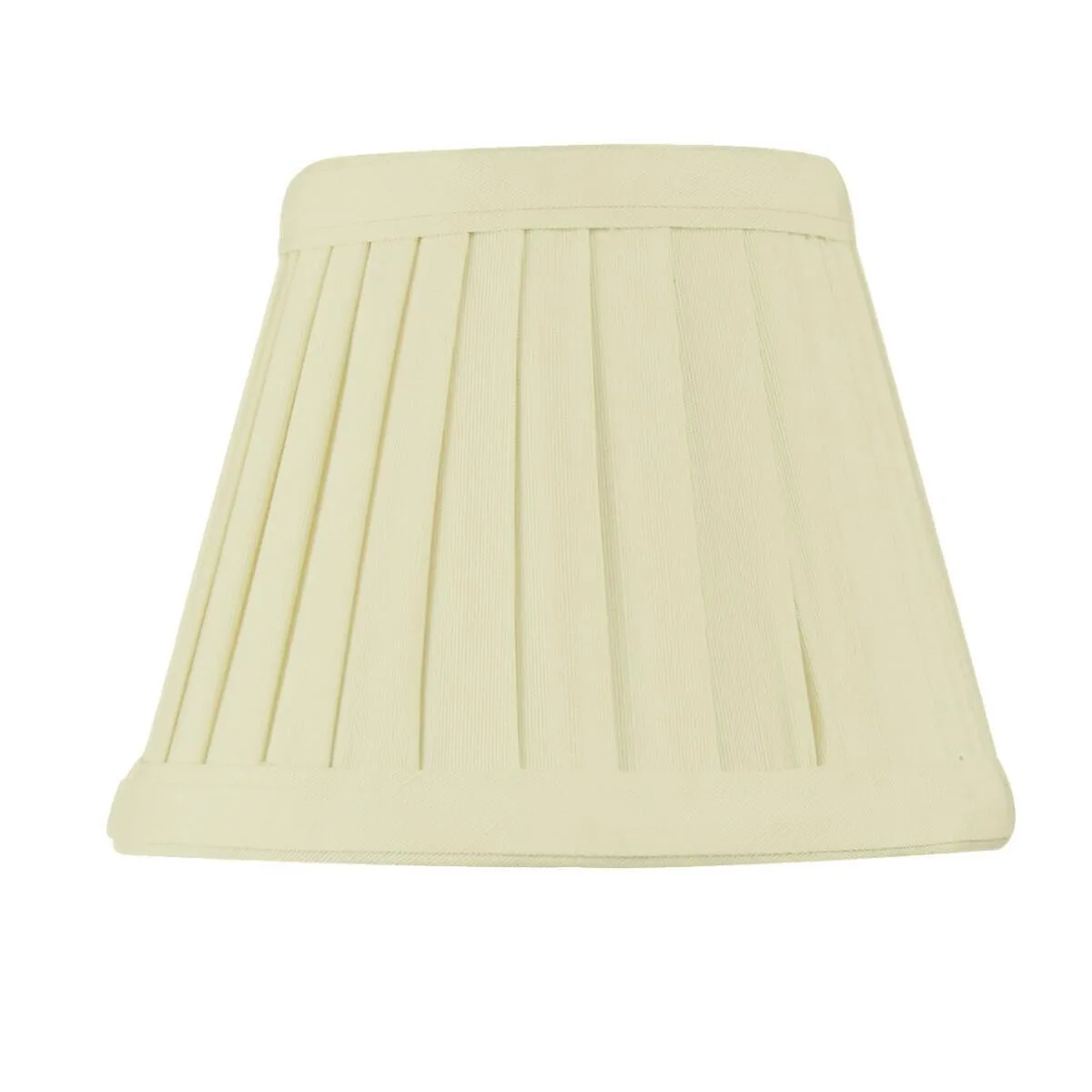 Home Concept Home Concept 3x5x4 Crisp Linen Pleated Clip-on Candelabra Lampshade Ivory — product photo