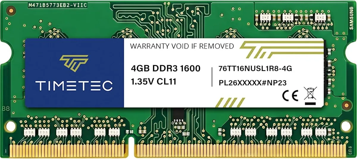 Timetec Timetec 4GB DDR3L/DDR3 1600MHz CL11 204-Pin SODIMM laptop RAM — product photo