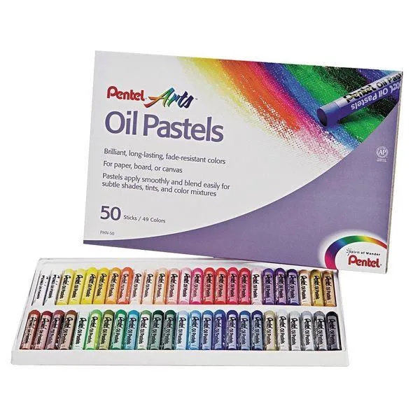 Pentel of America, Ltd. Pentel of America, Ltd. PHN50 45-color oil pastel set with case — product photo