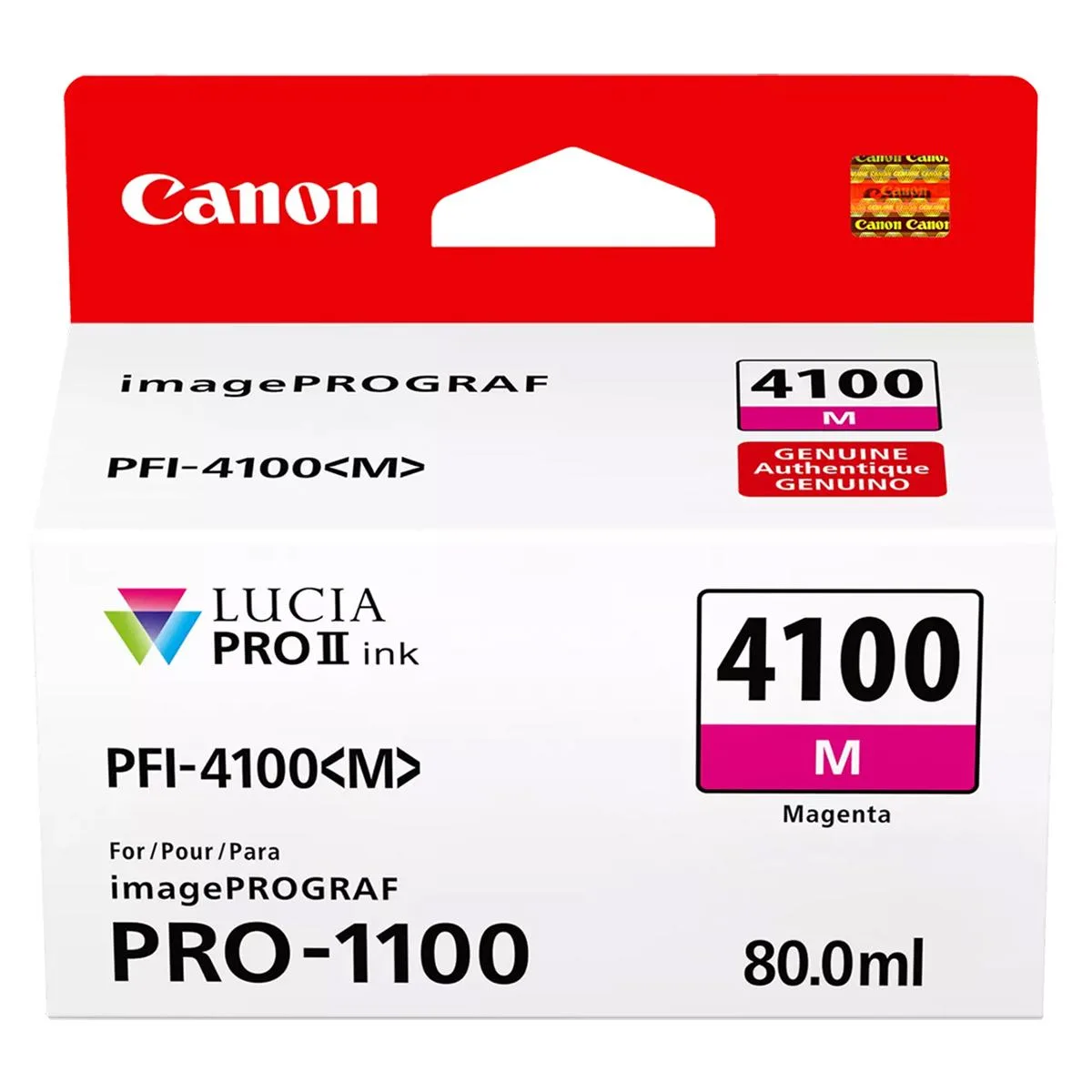 Canon Canon 6779C002 PFI-4100 80ml Magenta Ink Cartridge — product photo