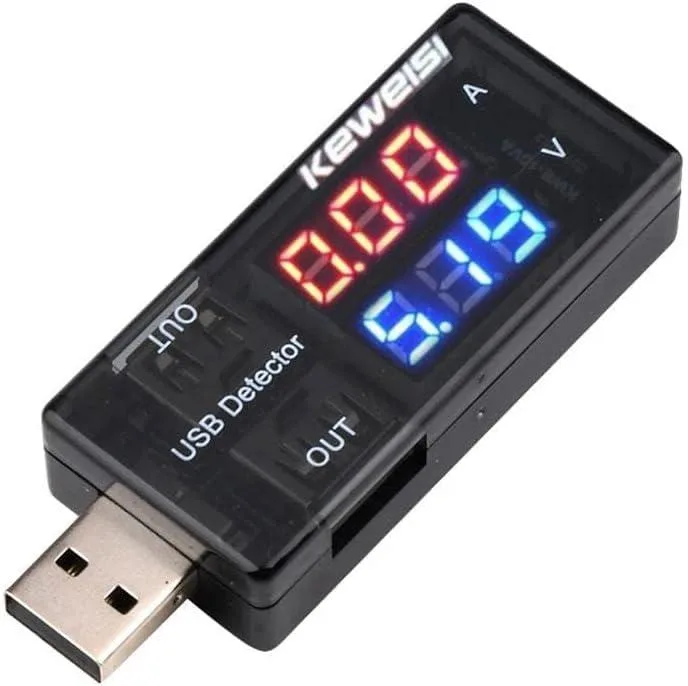  USB Power Meter 3.0-7.5V 0-2.5A LCD Digital Multimeter — product photo