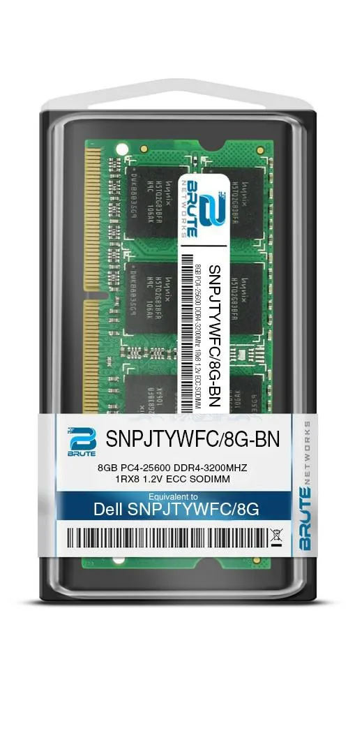 Brute Networks Brute Networks 8GB DDR4 3200 ECC SODIMM 1Rx8 1.2V — product photo