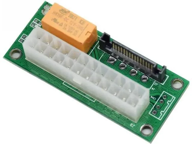 LORDWORLD LORDWORLD Dual PSU Adapter 2-pack SATA ATX 24pin to 4-pin — product photo