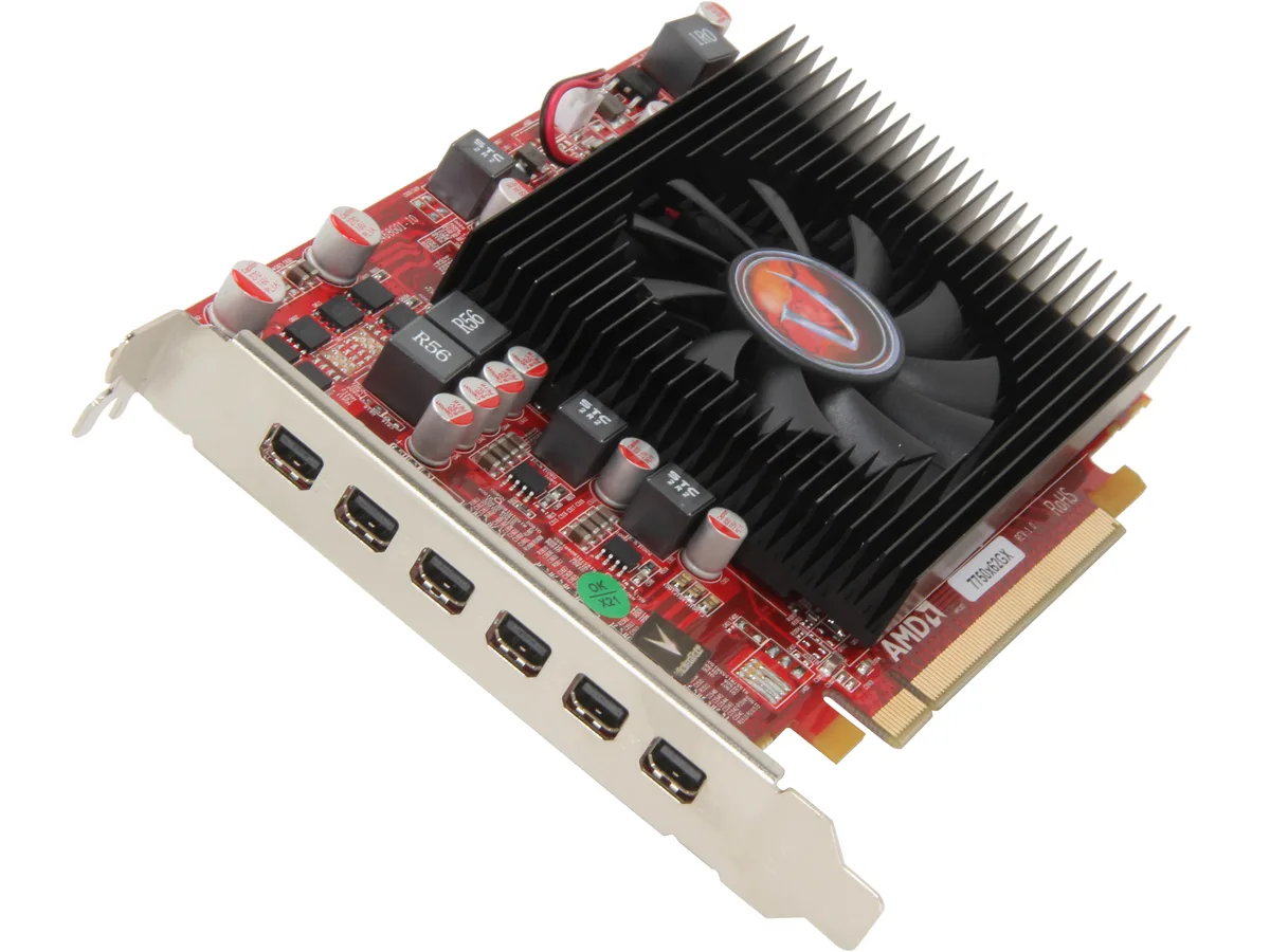 VisionTek VisionTek 900614 Radeon HD 7750 2GB GDDR5 6 Mini DP graphics card — product photo