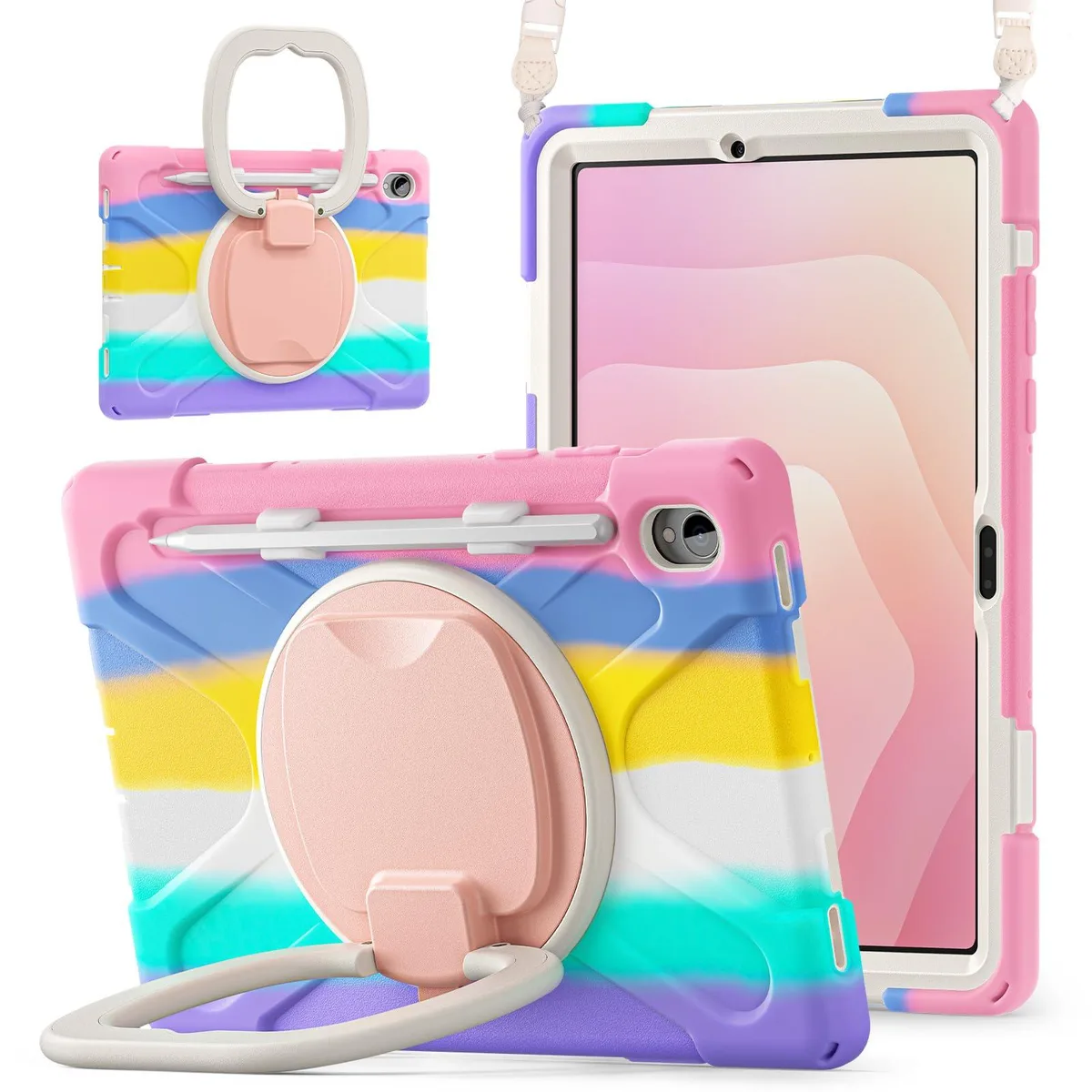 Timoom Timoom Rugged Silicone Cover 11" 2025 Colorful Pink — product photo