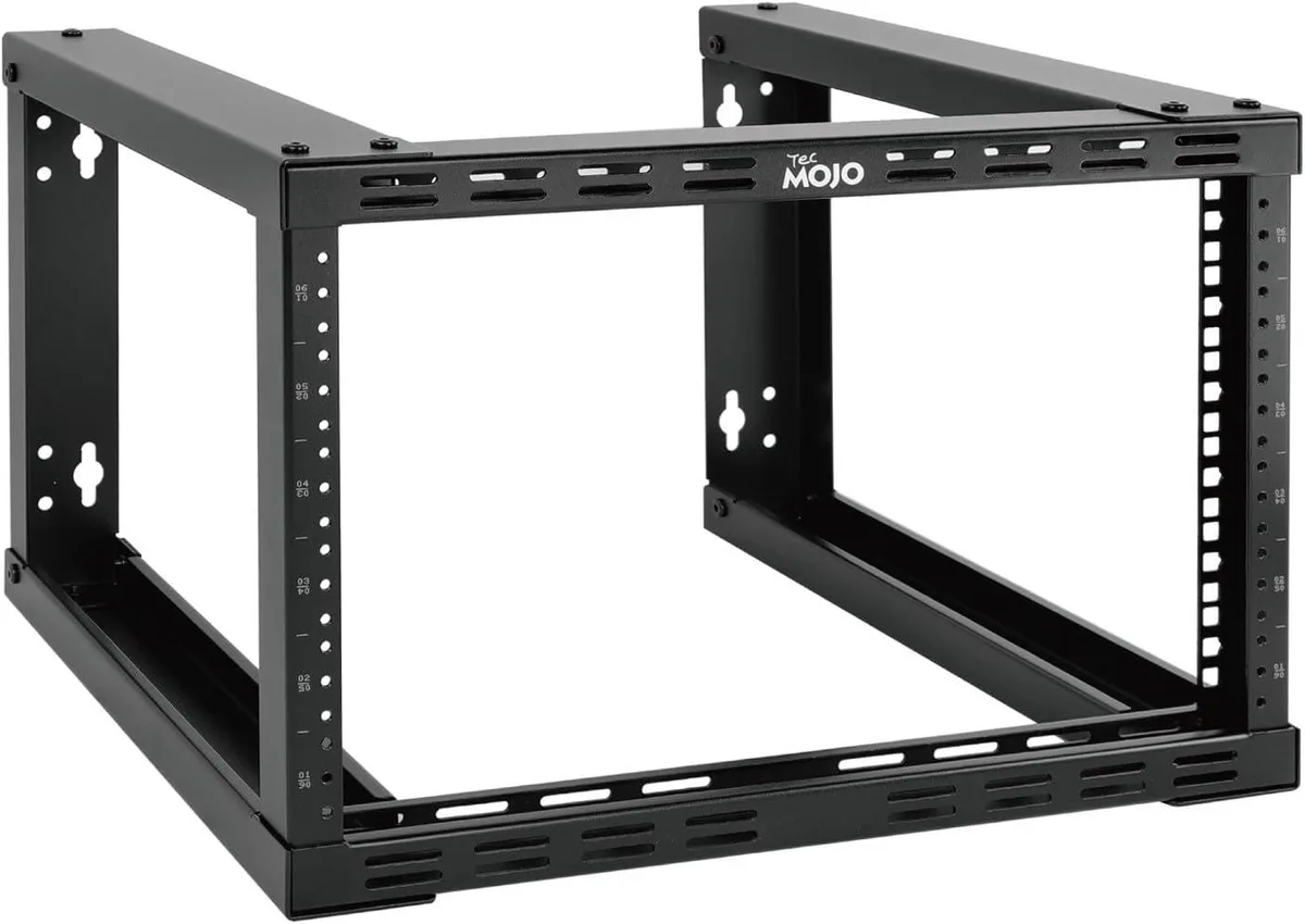 TAURKENAM TAURKENAM 6U Wall Mount Server Rack 15.8in Depth Black — product photo