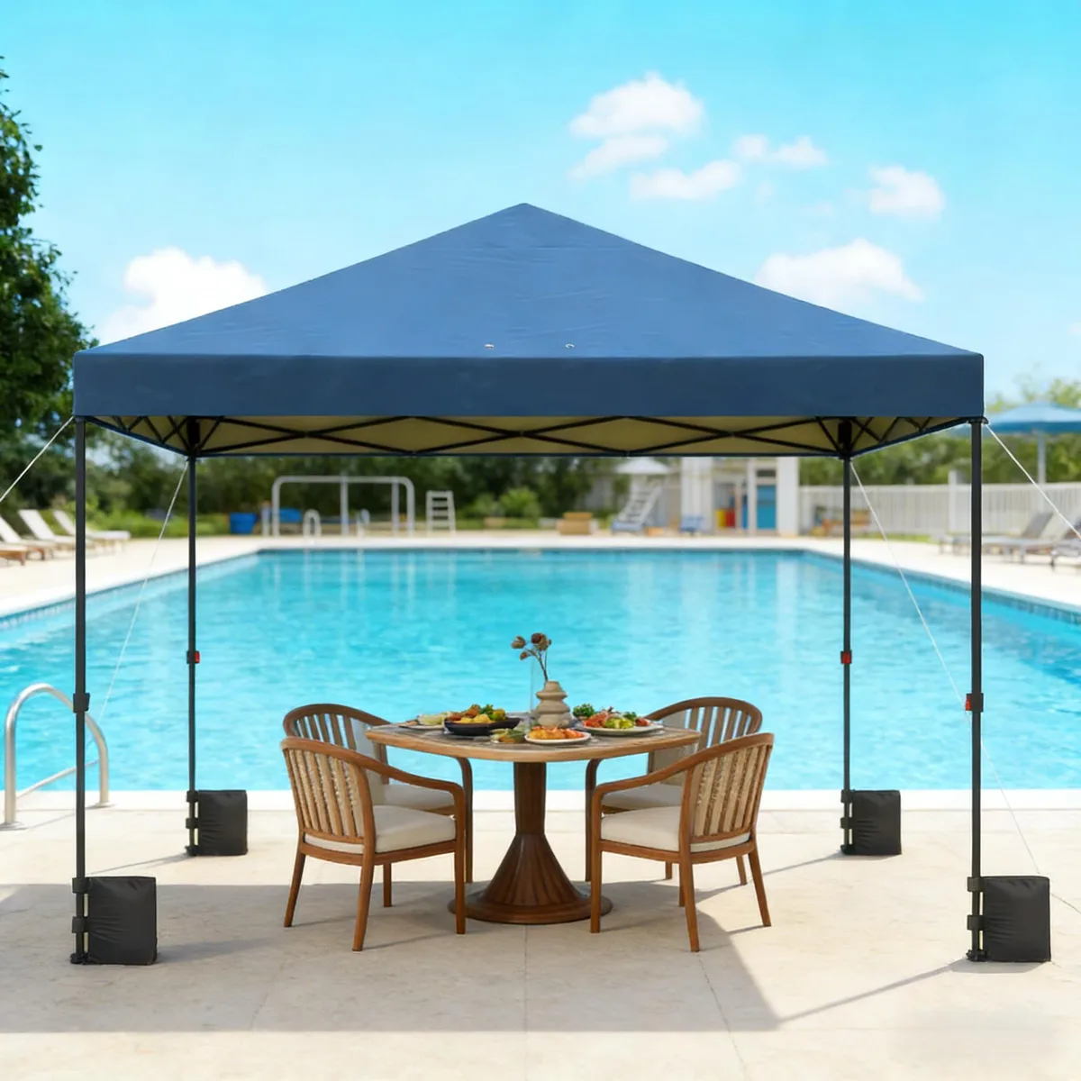 Bullride Bullride Premium 117.7" Dark Blue Pop-Up Canopy — product photo