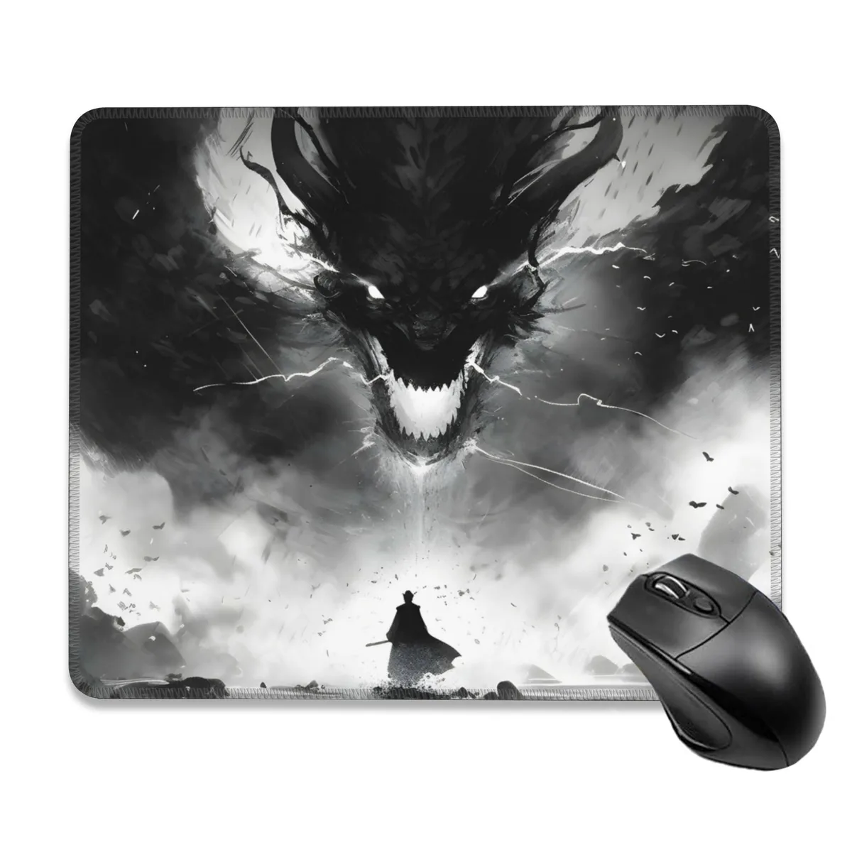  JAJNKHLN Anime Samurai Fighting The Devil Mouse Pad 9.5x7.9 in Colour4 — product photo