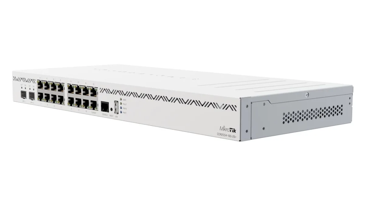 Mikrotik Mikrotik CCR2004-16G-2S+ firewall appliance 16x 10G SFP+ — product photo