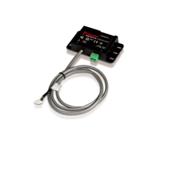 Small rectangular interface module with connector ports