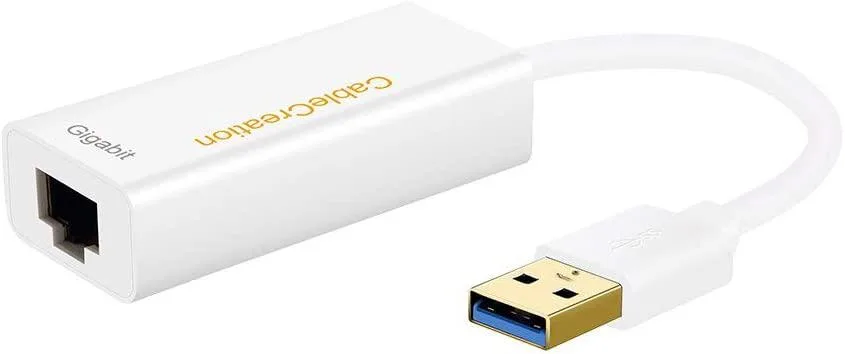CableCreation CableCreation USB 3.0 to Ethernet Adapter White — product photo