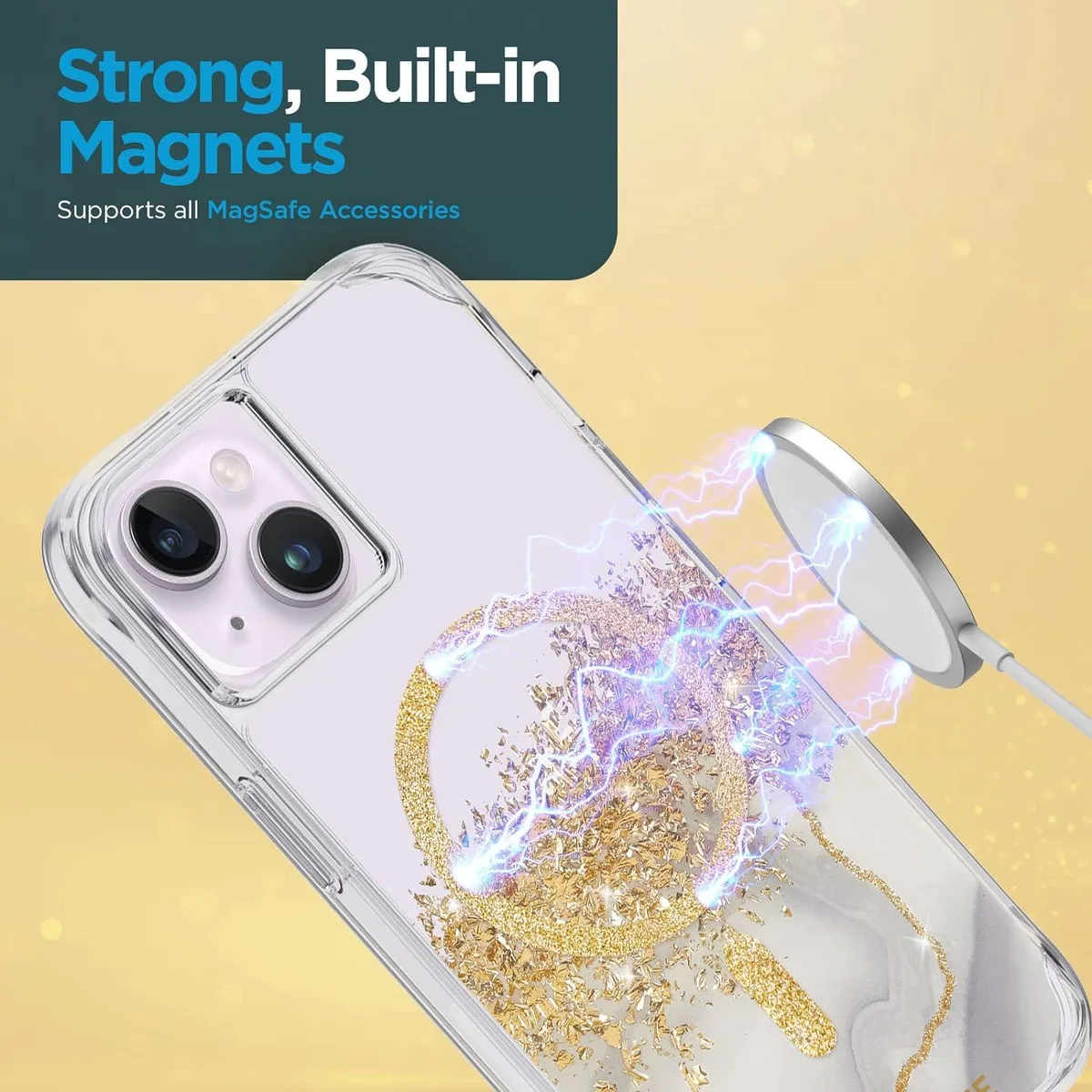 Case-Mate Case-Mate Karat Marble with MagSafe Case iPhone 14 Plus 6.7 Inch — product photo