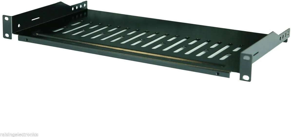 PISKEKAT PISKEKAT 19 Inch 1U Cantilever Tray 12 Inch (300mm) Deep — product photo