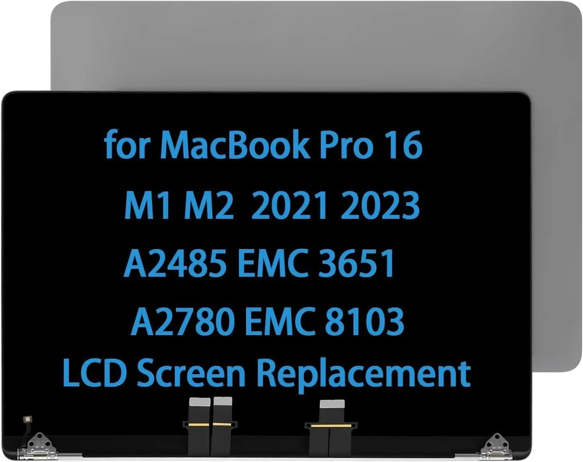 NUOLAISUN NUOLAISUN 16" MacBook Pro Screen Replacement A2485 A2780 EMC 3651 EMC 8103 661-21968 Space Gray — product photo