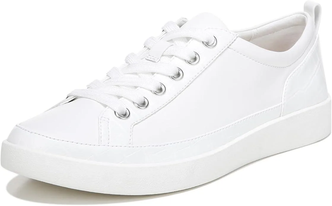 Vionic Group LLC Vionic Womens Winny Sneaker White Leather Size 7.5 Width 6 — product photo