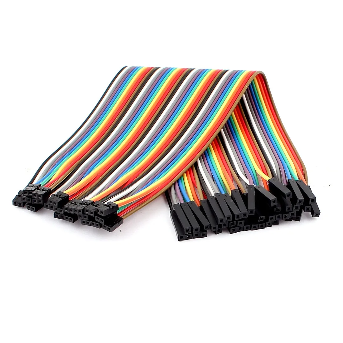 Unique-Bargains Unique-Bargains 20pcs 2.54mm to 2.0mm Female Jumper Cables 20cm — product photo