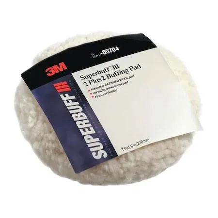 3M 3M 05704 Blended Wool Buffing Pad 9 In — product photo