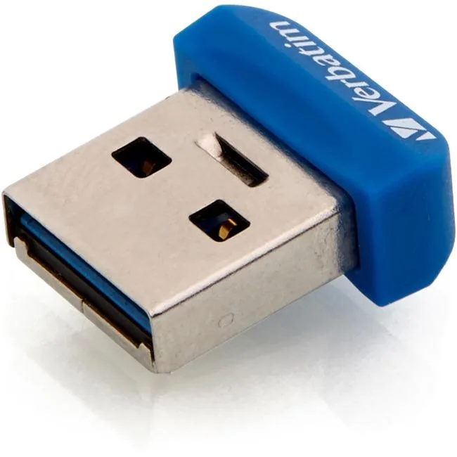 VERBATIM VERBATIM 98710 Store 'n' Stay Nano 32GB USB 3.0 Flash Drive Blue — product photo